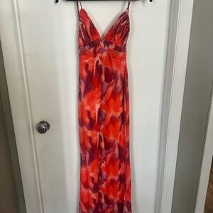 Vibrant Tie-Dye Maxi Dress